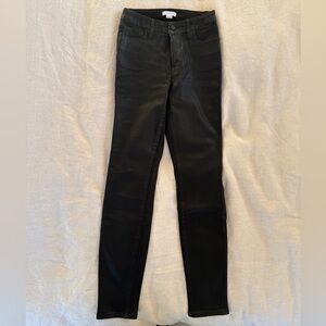 Good American Good Legs Coated Skinny Jeans